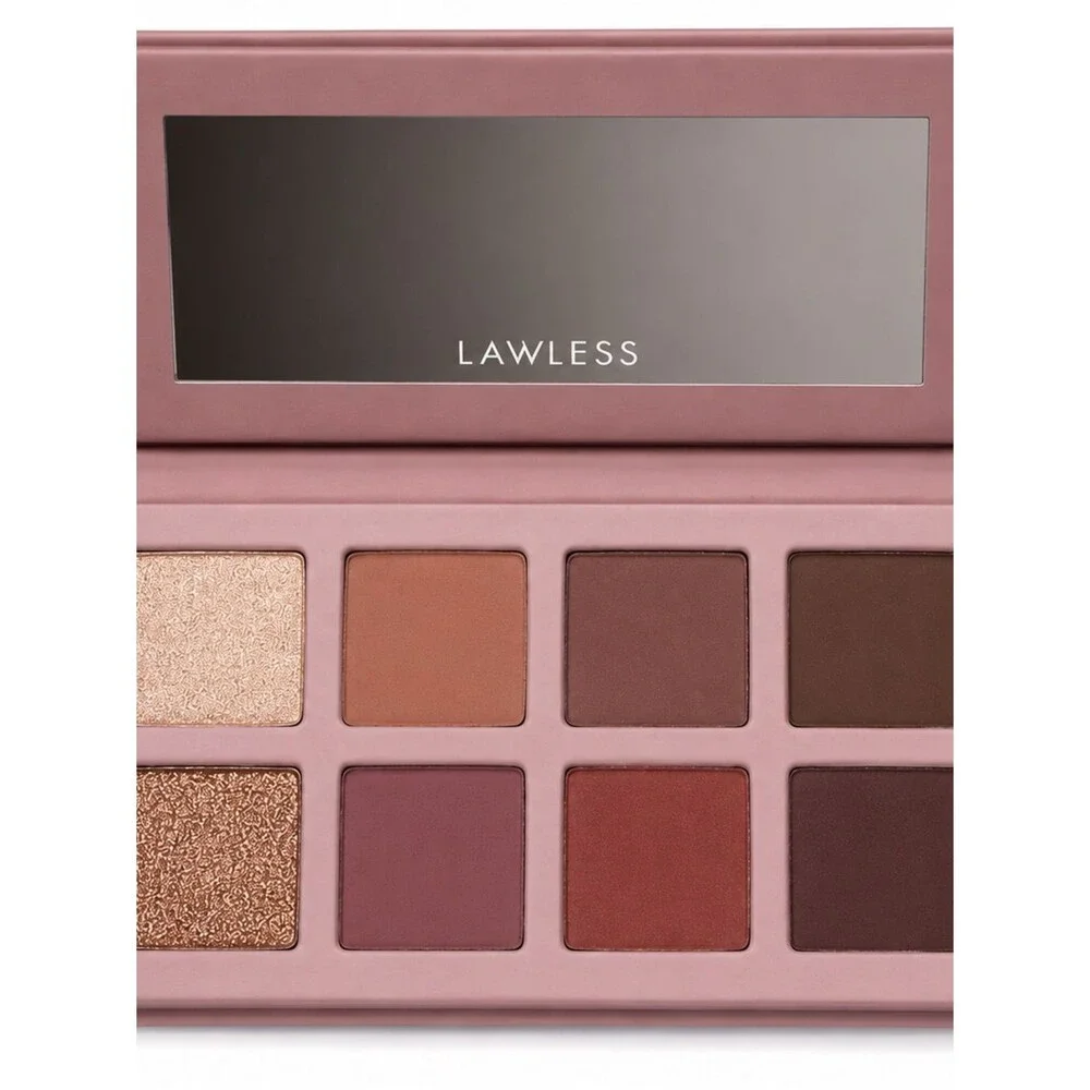 LAWLESS Six-Shade Rose & Bronze Eyeshadow Palette